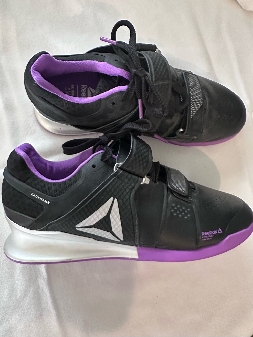 Women’s Reebok Legacy Lifter Black and Purple Shoes
